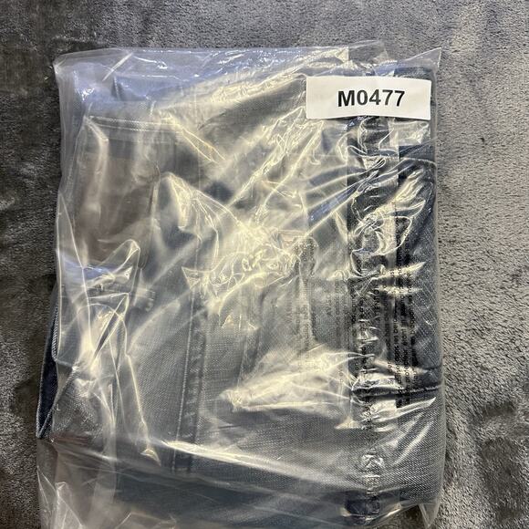 Express Jeans Mens 38x30 Blue Kingston Classic Fit Straight Leg Med Wash Denim - Picture 13 of 13